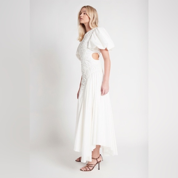 ❤️‍🔥NEW❤️‍🔥 Aje Siren Drawstring Midi Dress - Picture 10 of 13